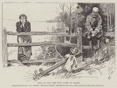 Golf is not the Only Game on Earth by Charles Dana Gibson